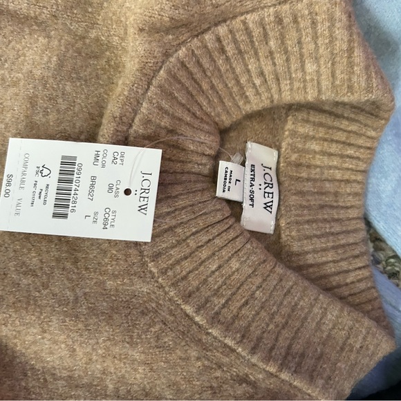 J. Crew Black , baby blue, light brown and Gray Crew Neck Sweaters - Picture 6 of 6